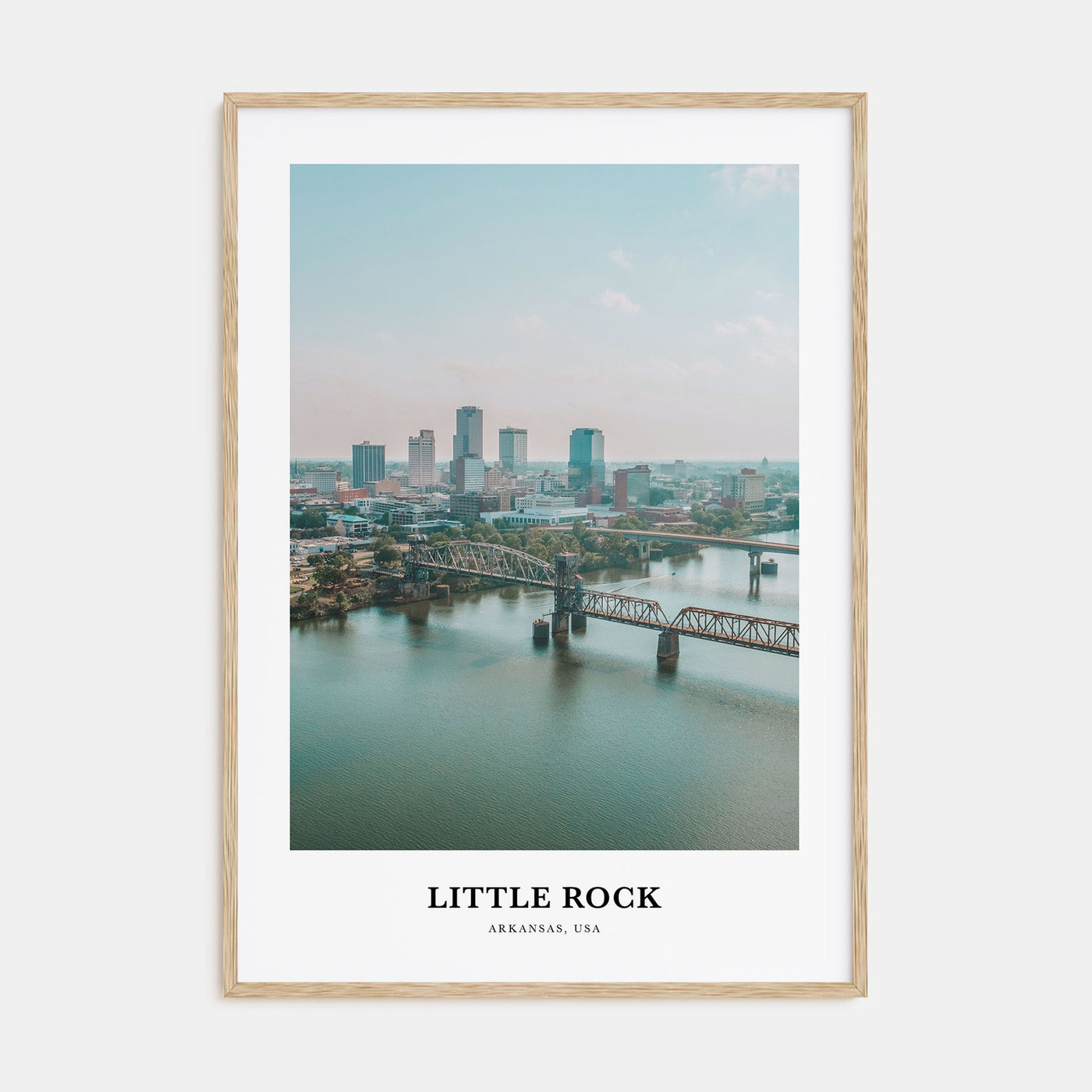 Little Rock Portrait Color Poster