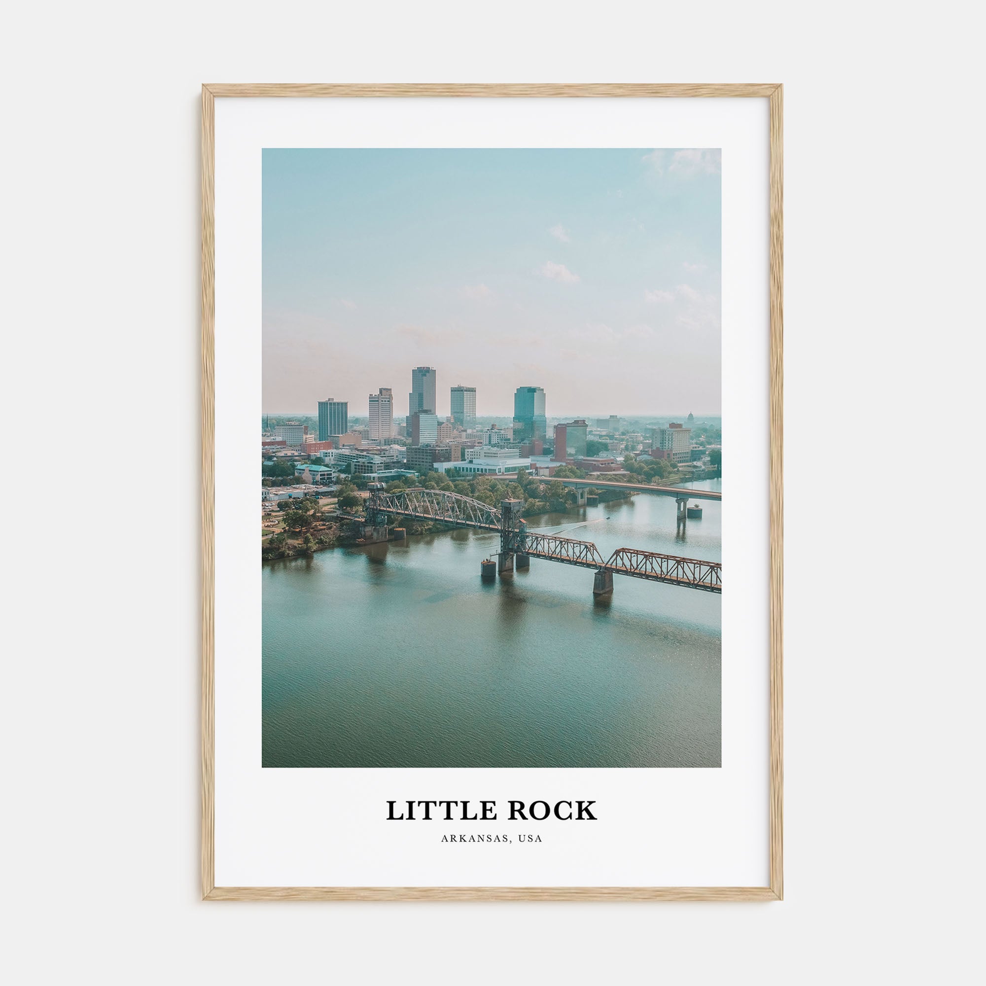 Little Rock Portrait Color Poster