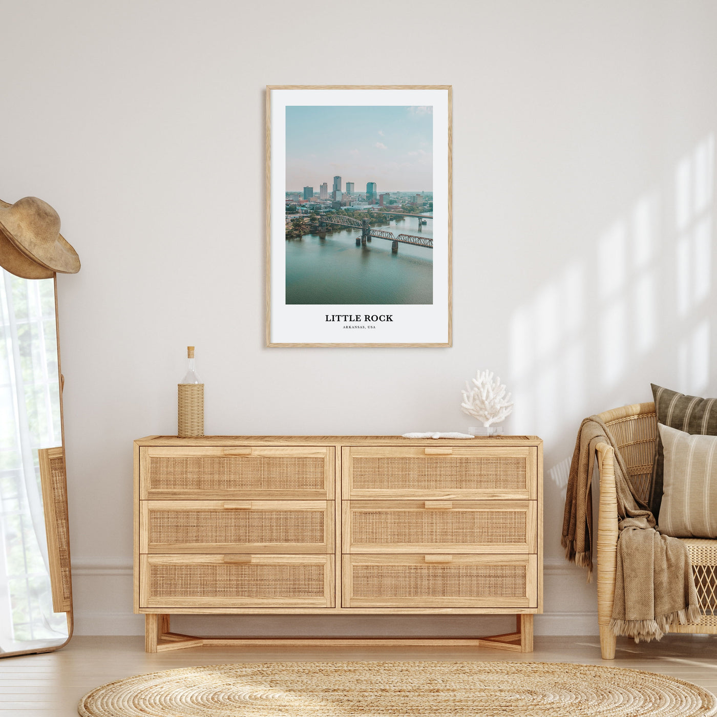 Little Rock Portrait Color Poster