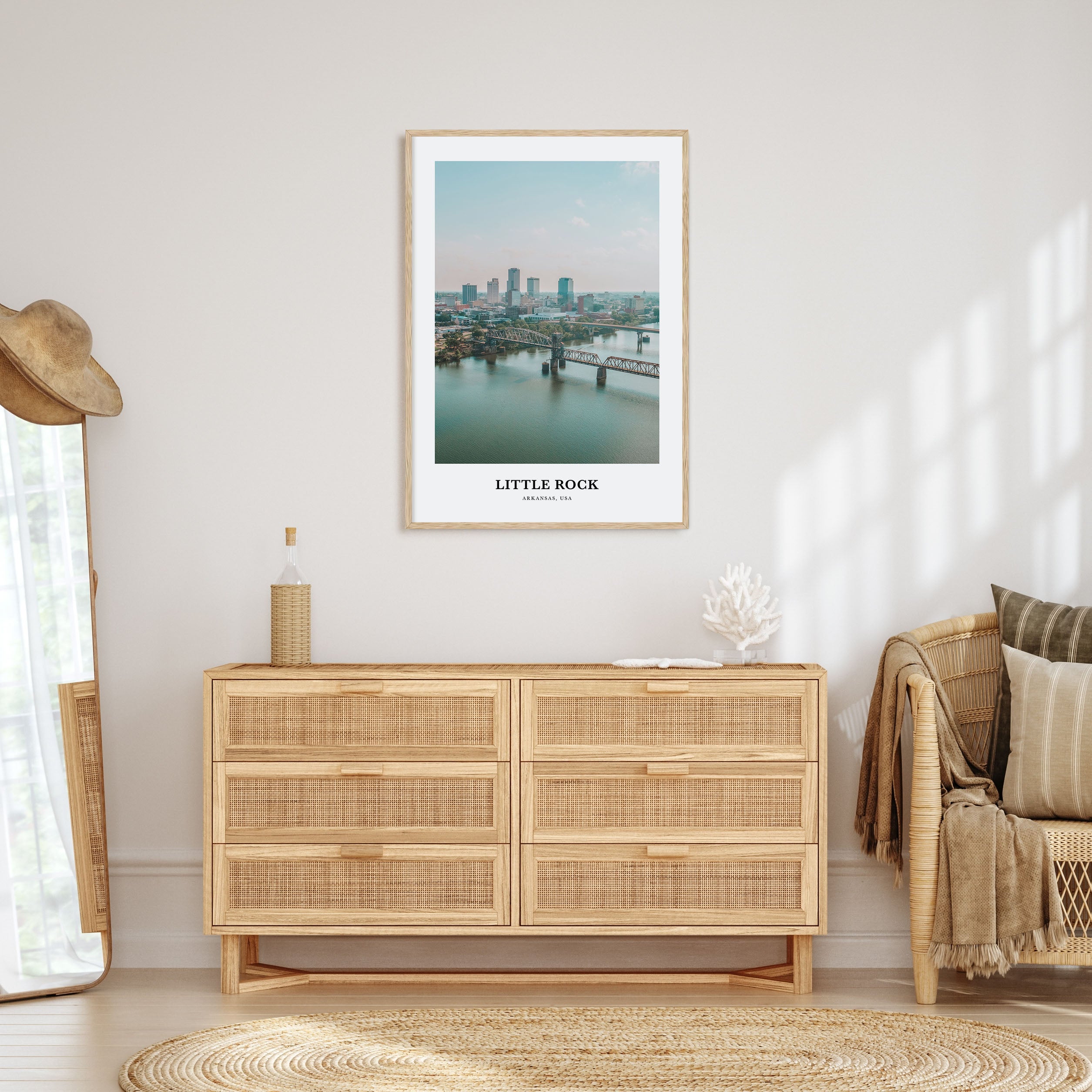 Little Rock Portrait Color Poster