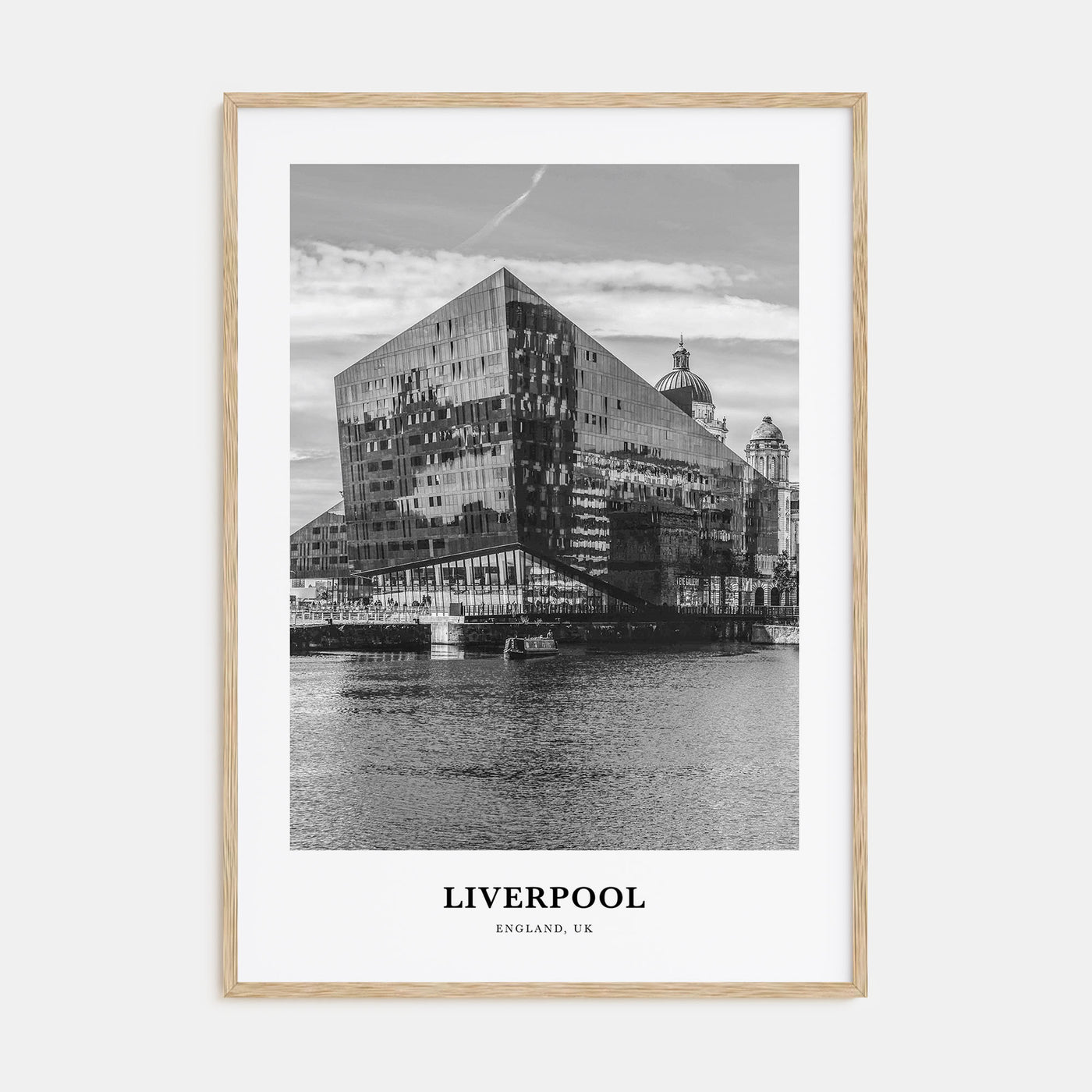 Liverpool Portrait B&W Poster