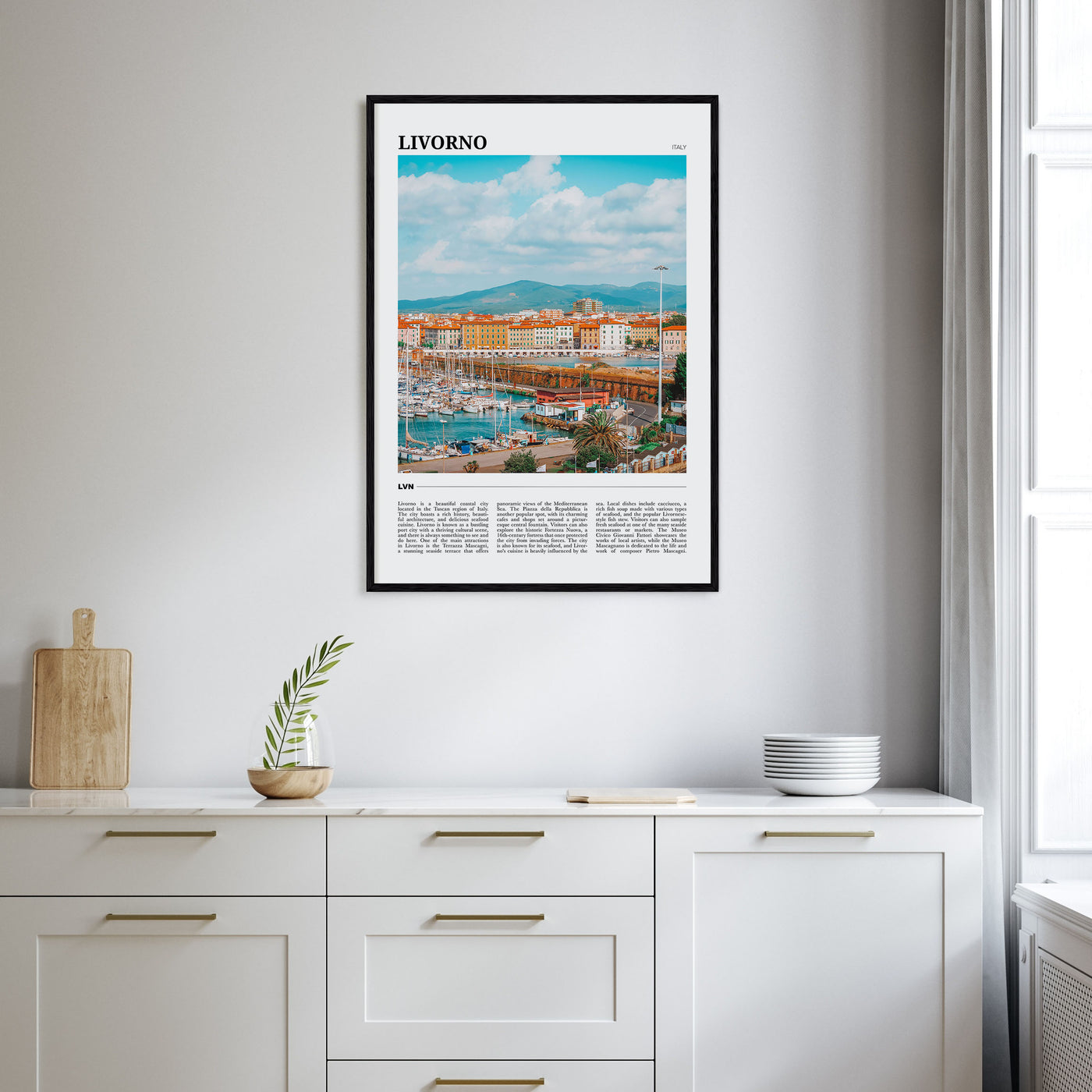 Livorno Travel Color Poster