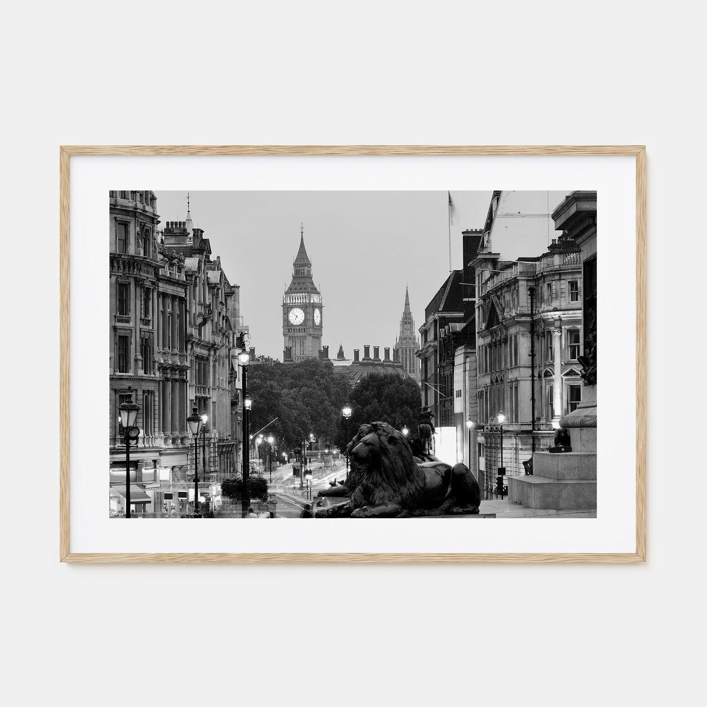 London Landscape B&W No 1 Poster