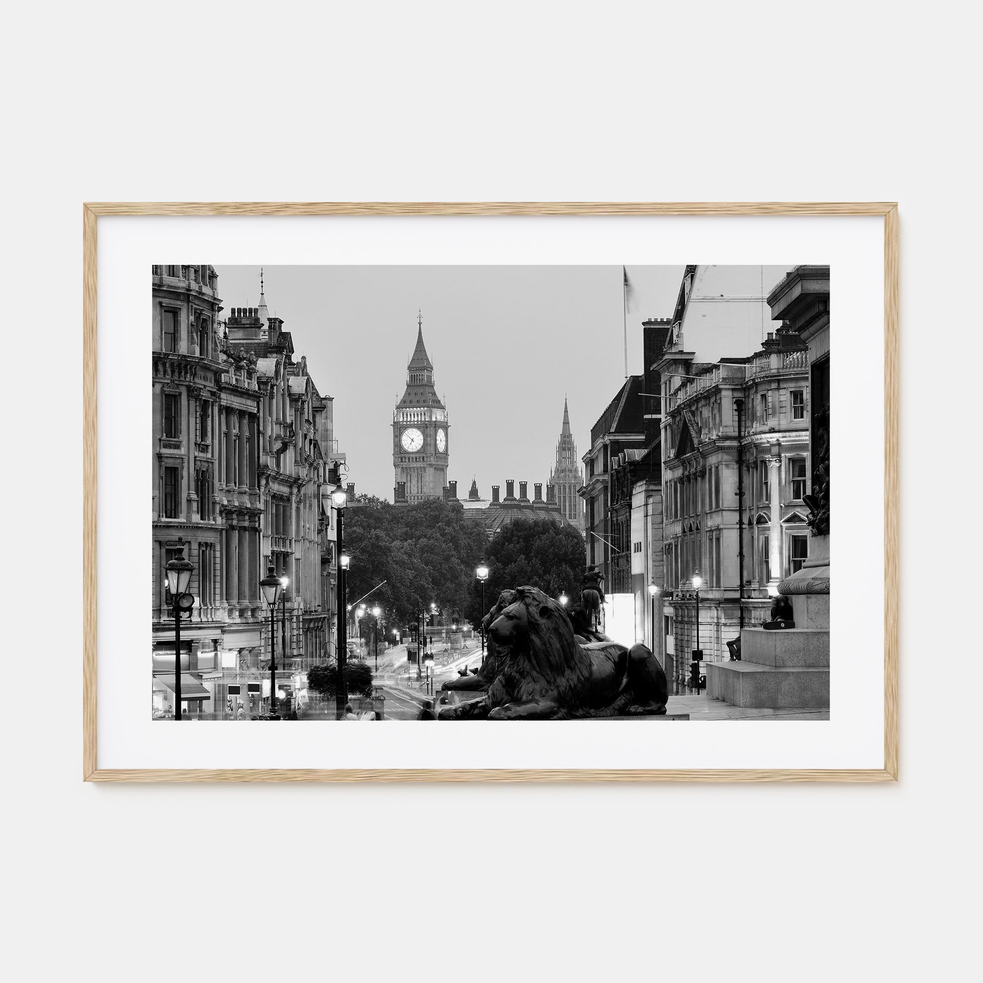 London Landscape B&W No 1 Poster