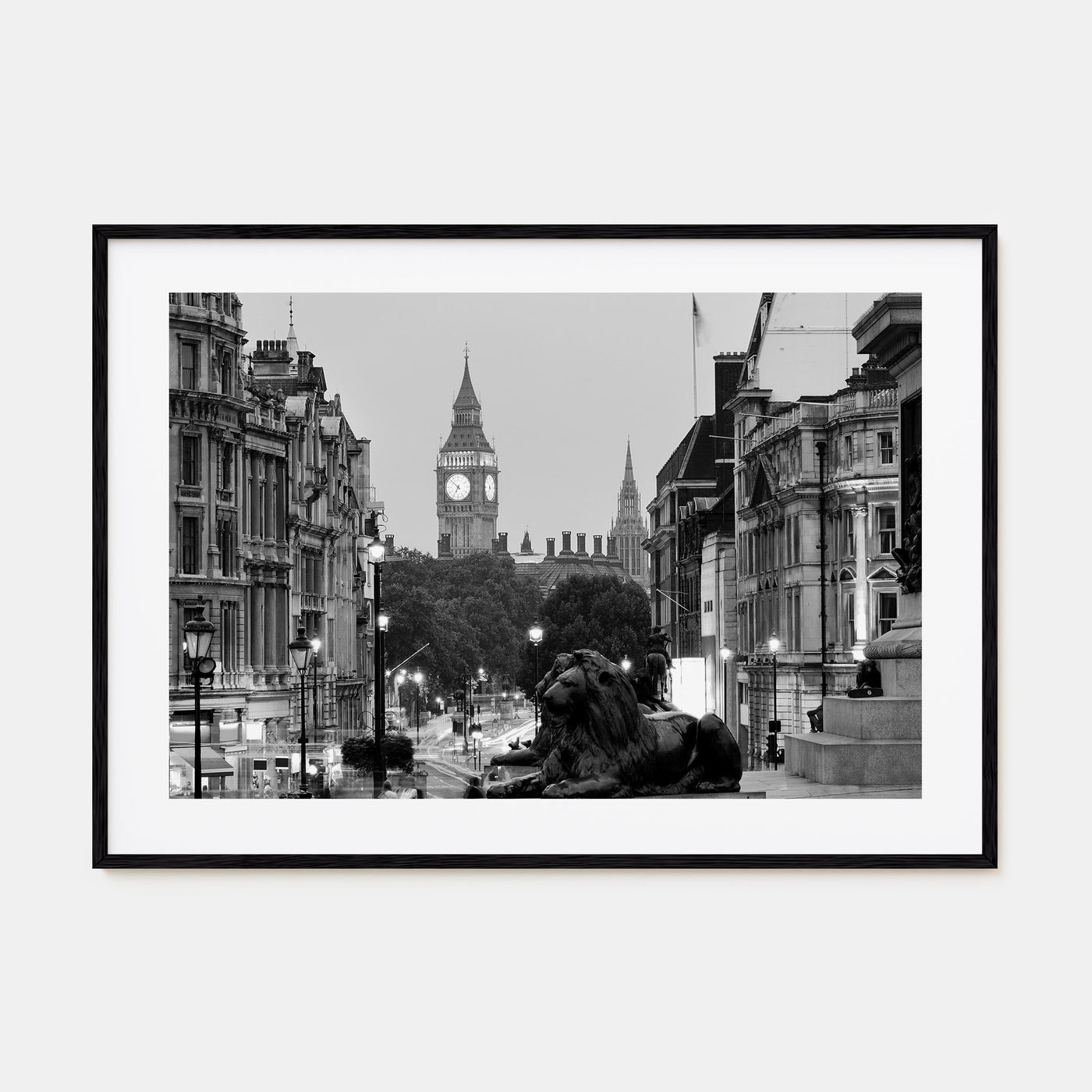 London Landscape B&W No 1 Poster