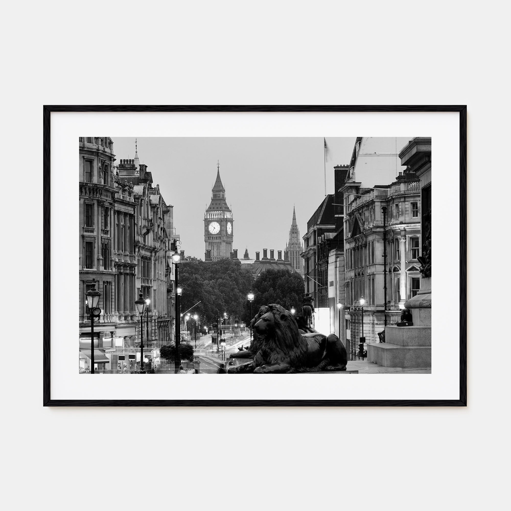 London Landscape B&W No 1 Poster