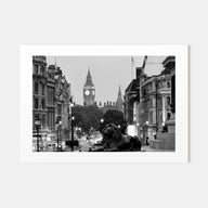 London Landscape B&W No 1 Poster