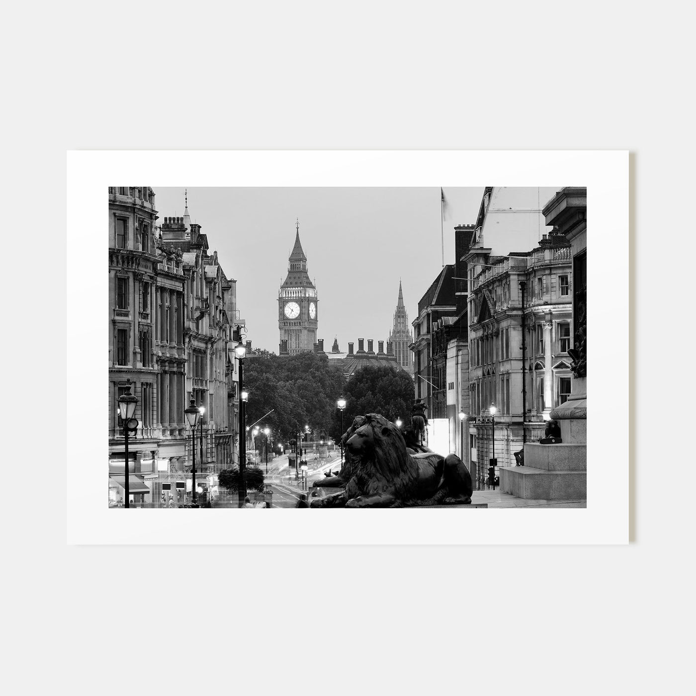 London Landscape B&W No 1 Poster