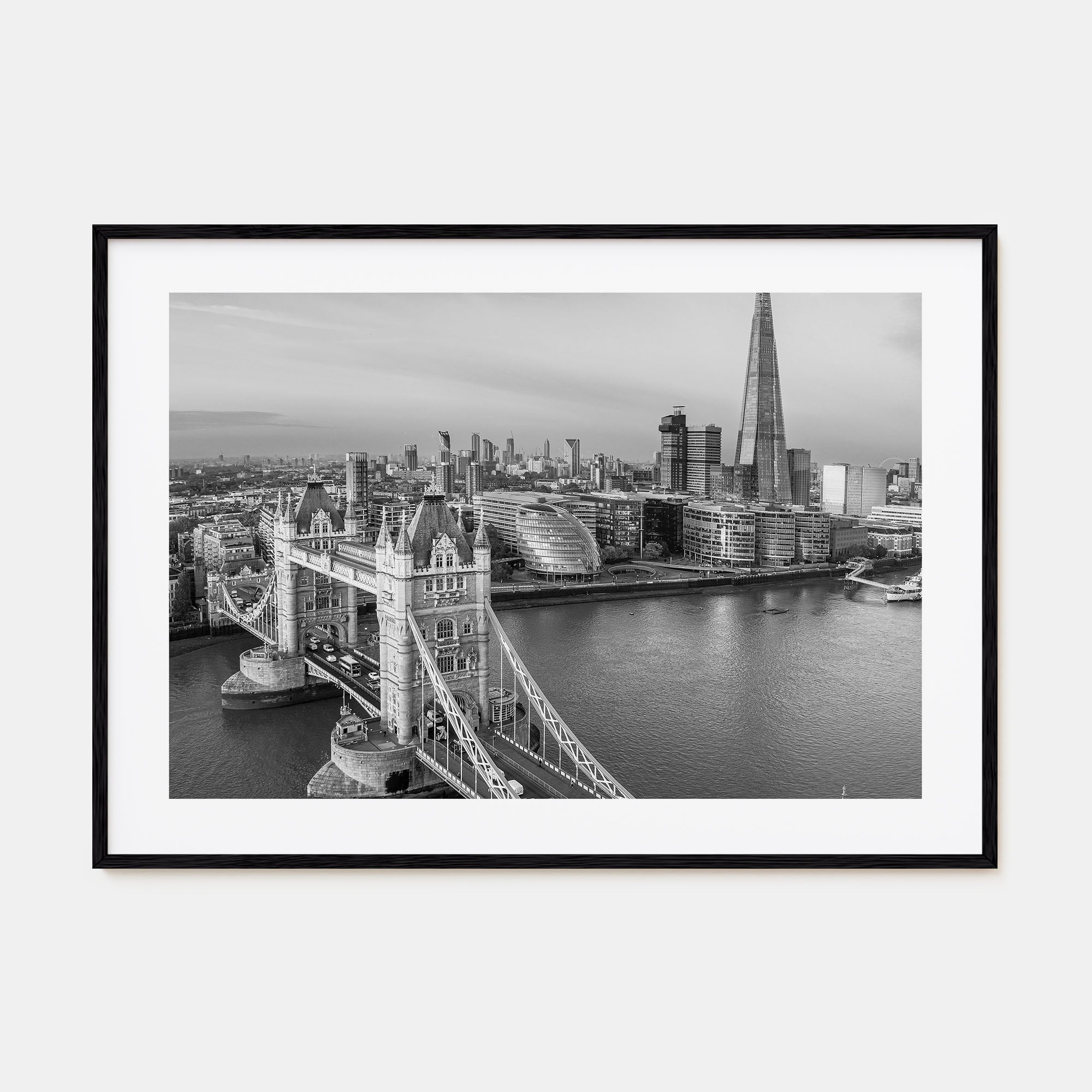 London Landscape B&W No 2 Poster
