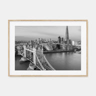 London Landscape B&W No 2 Poster