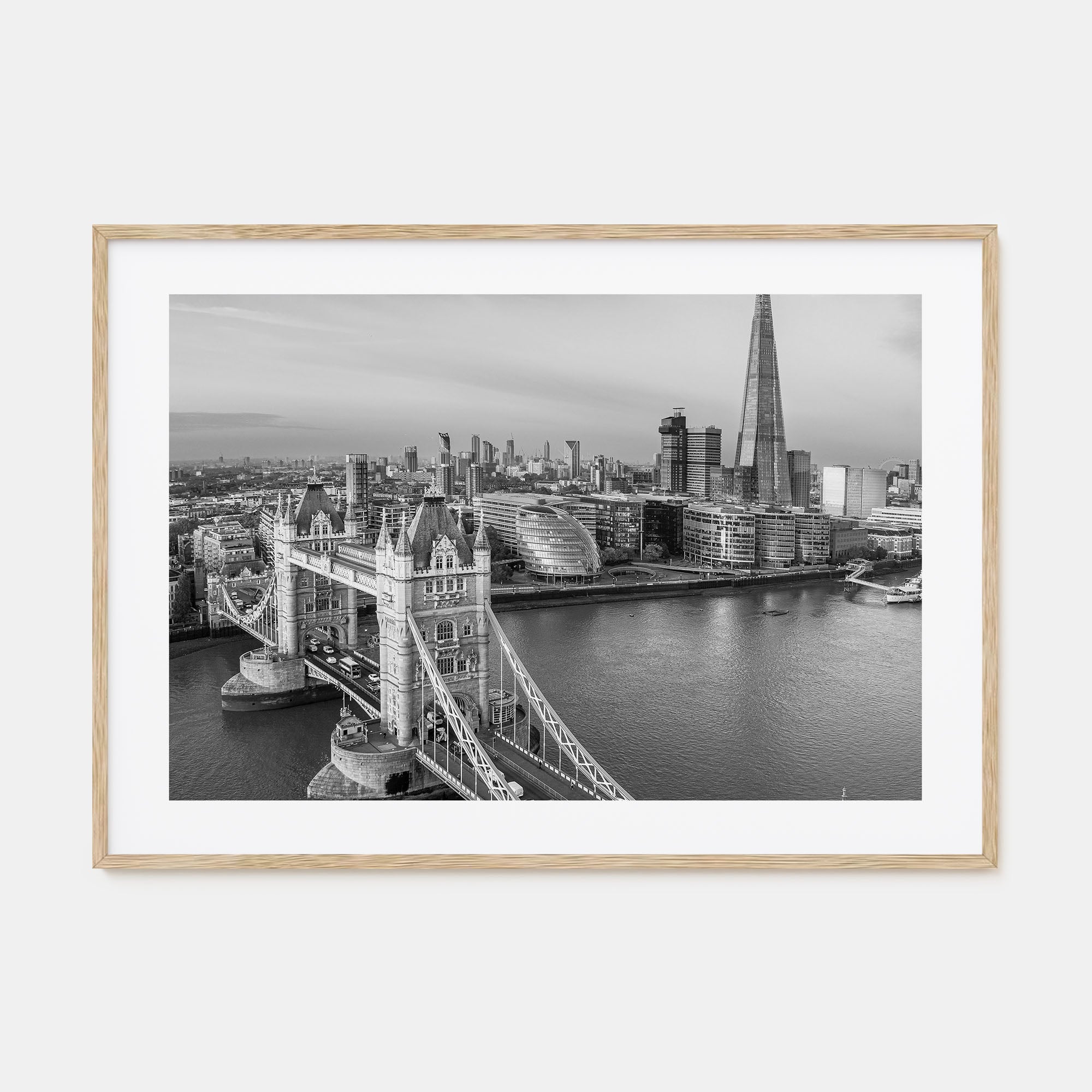 London Landscape B&W No 2 Poster