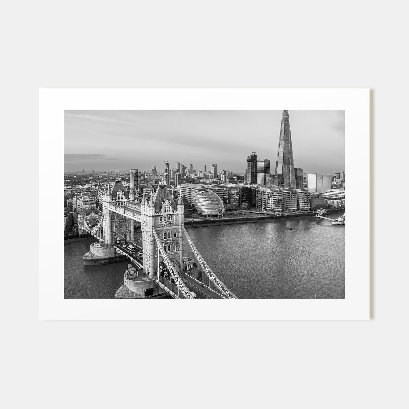 London Landscape B&W No 2 Poster