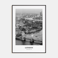 London Portrait B&W No 4 Poster