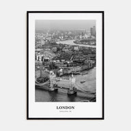 London Portrait B&W No 4 Poster