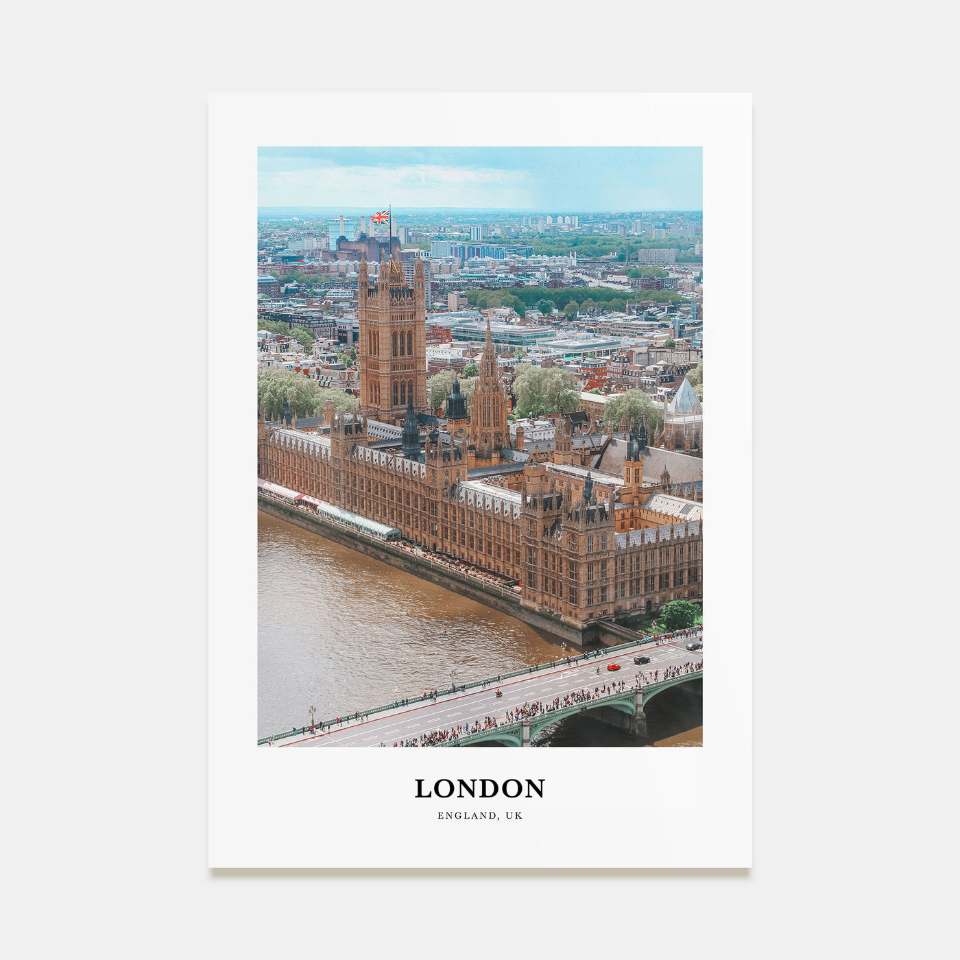 London Portrait Color No 3 Poster