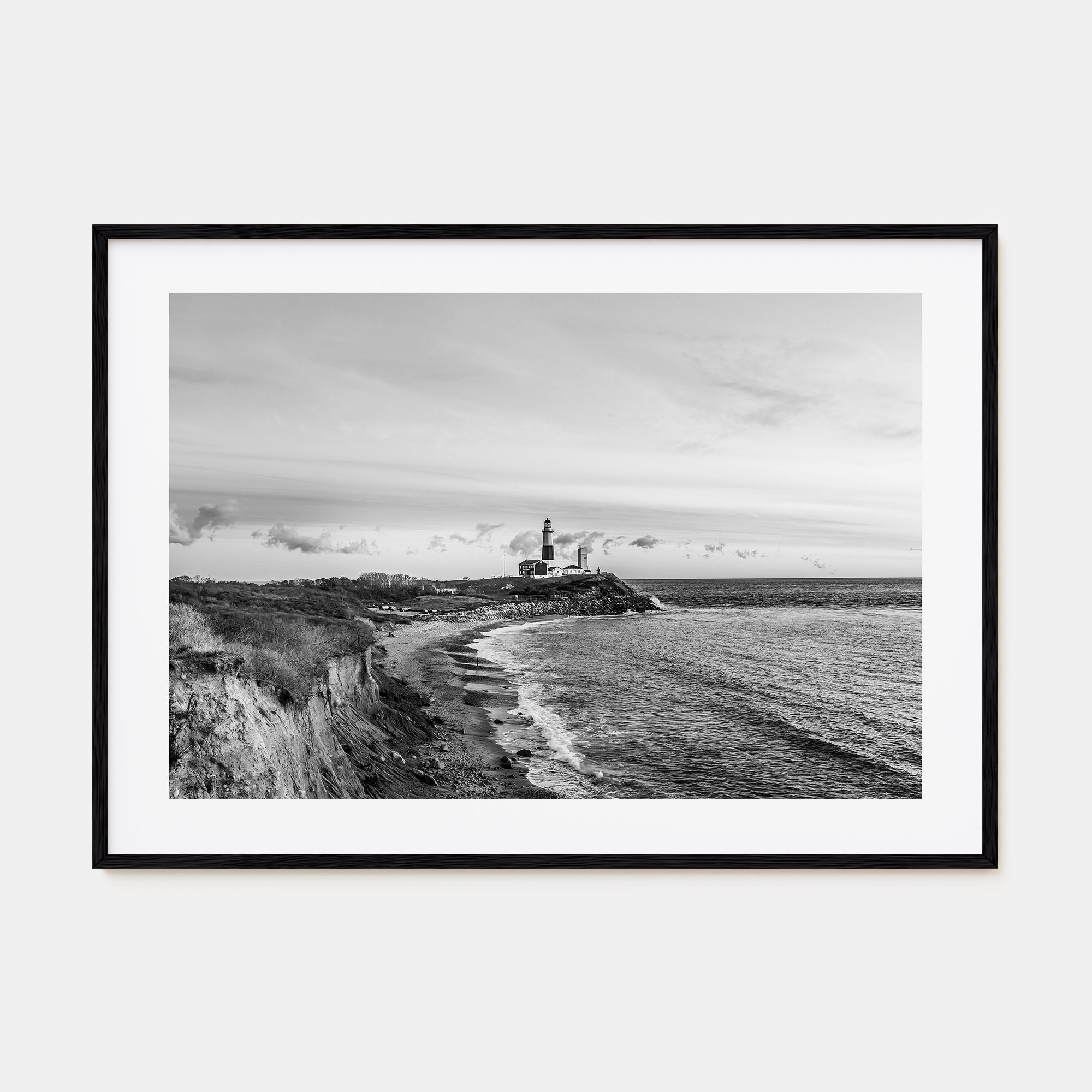 Long Beach Island Landscape B&W Poster