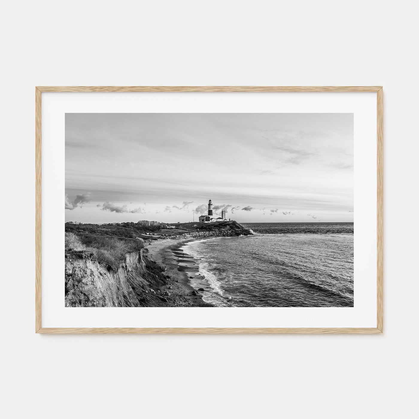 Long Beach Island Landscape B&W Poster