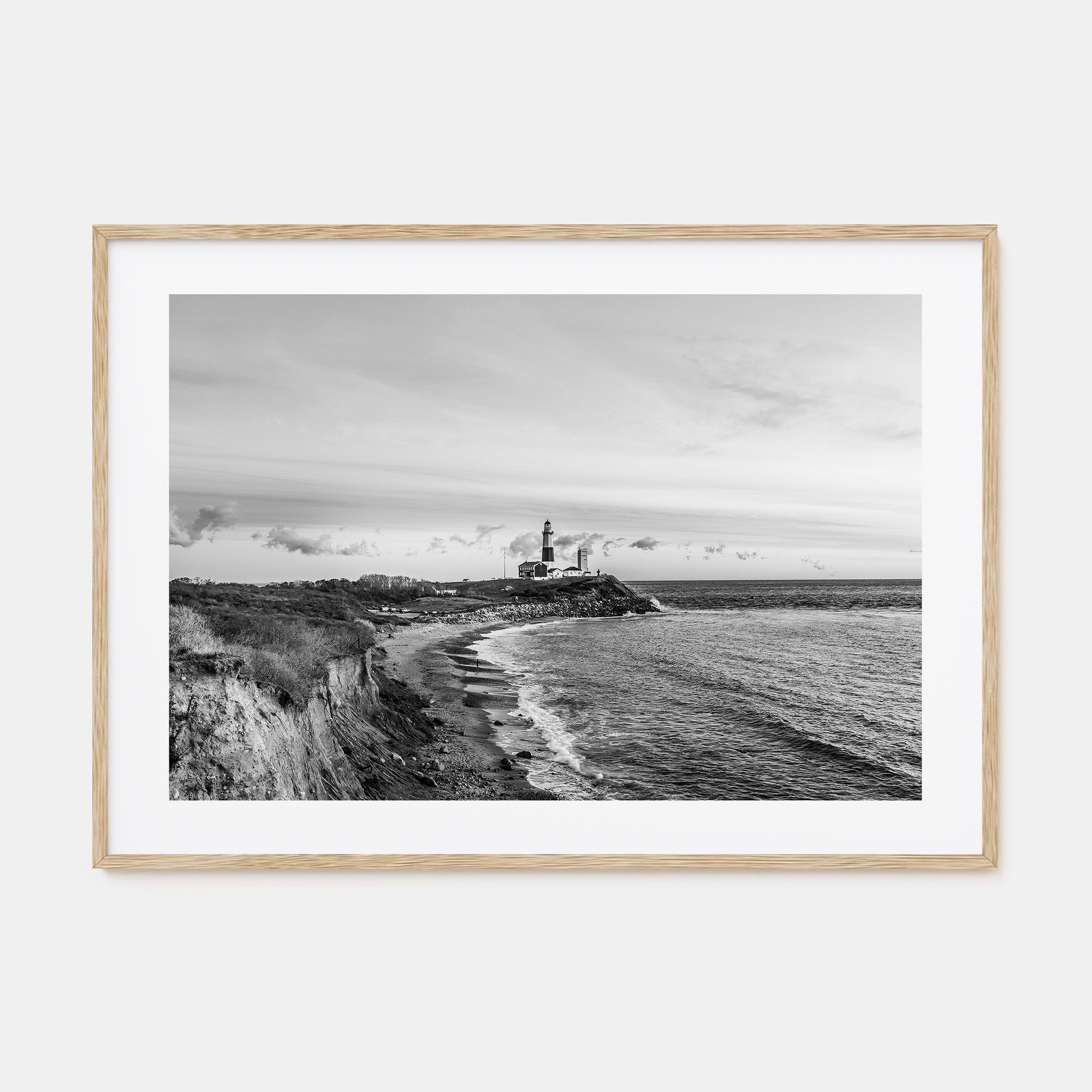 Long Beach Island Landscape B&W Poster