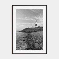 Long Beach Island Photo B&W Poster