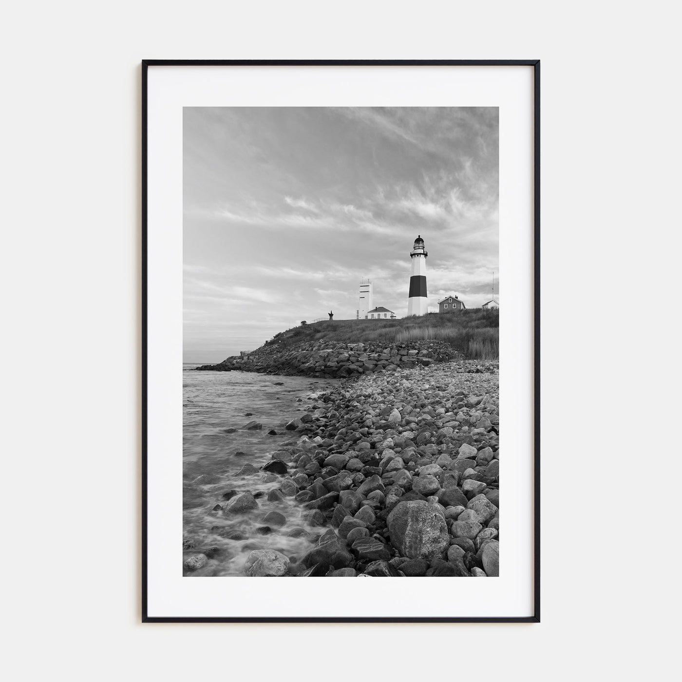 Long Beach Island Photo B&W Poster