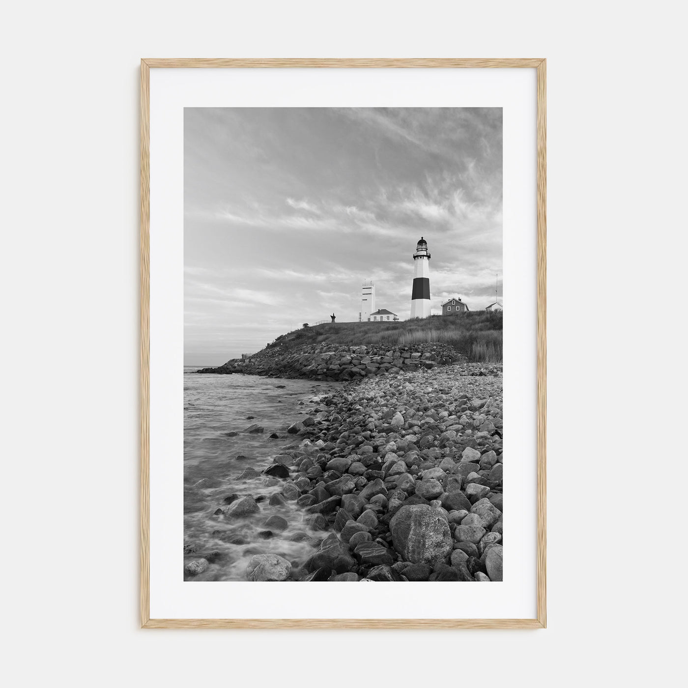 Long Beach Island Photo B&W Poster