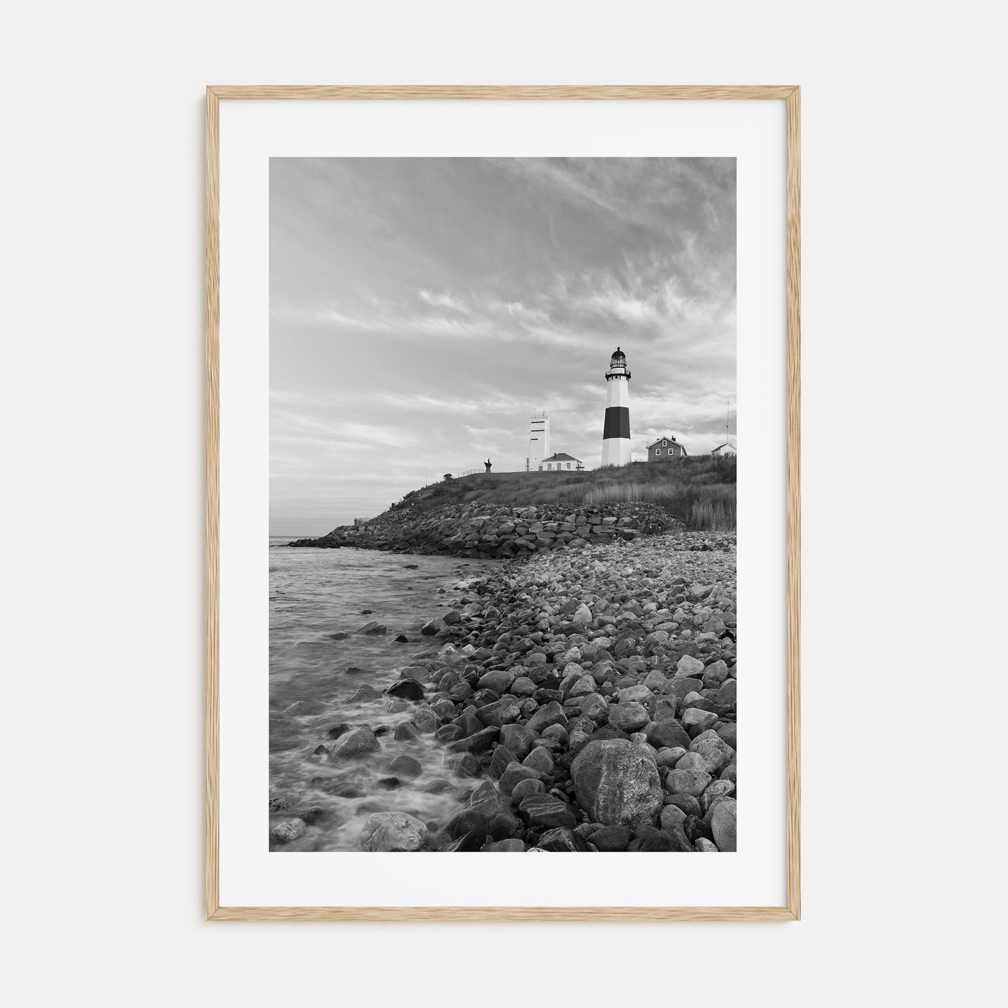 Long Beach Island Photo B&W Poster
