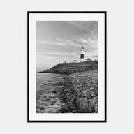 Long Beach Island Photo B&W Poster
