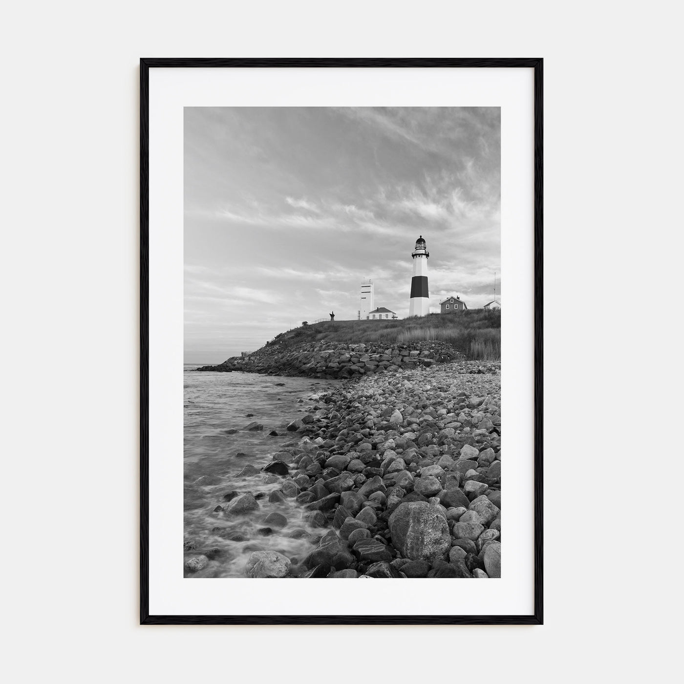 Long Beach Island Photo B&W Poster