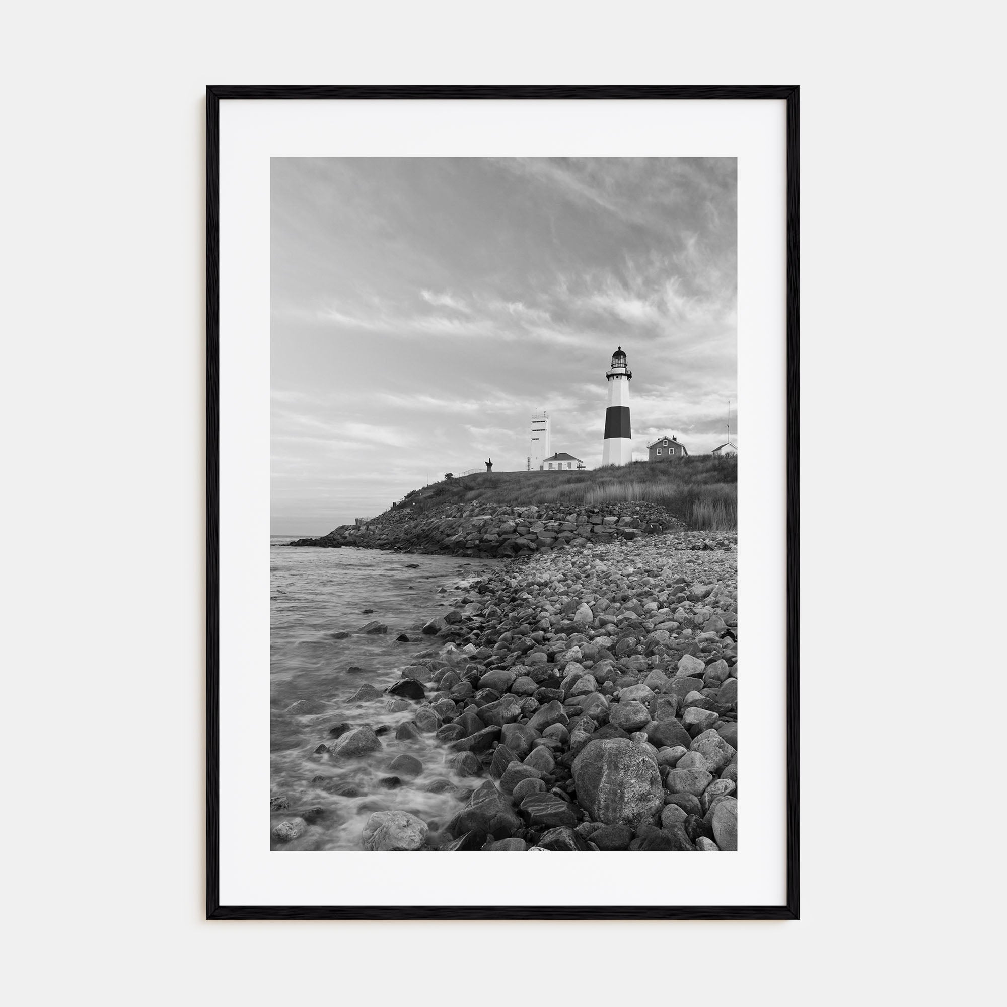 Long Beach Island Photo B&W Poster