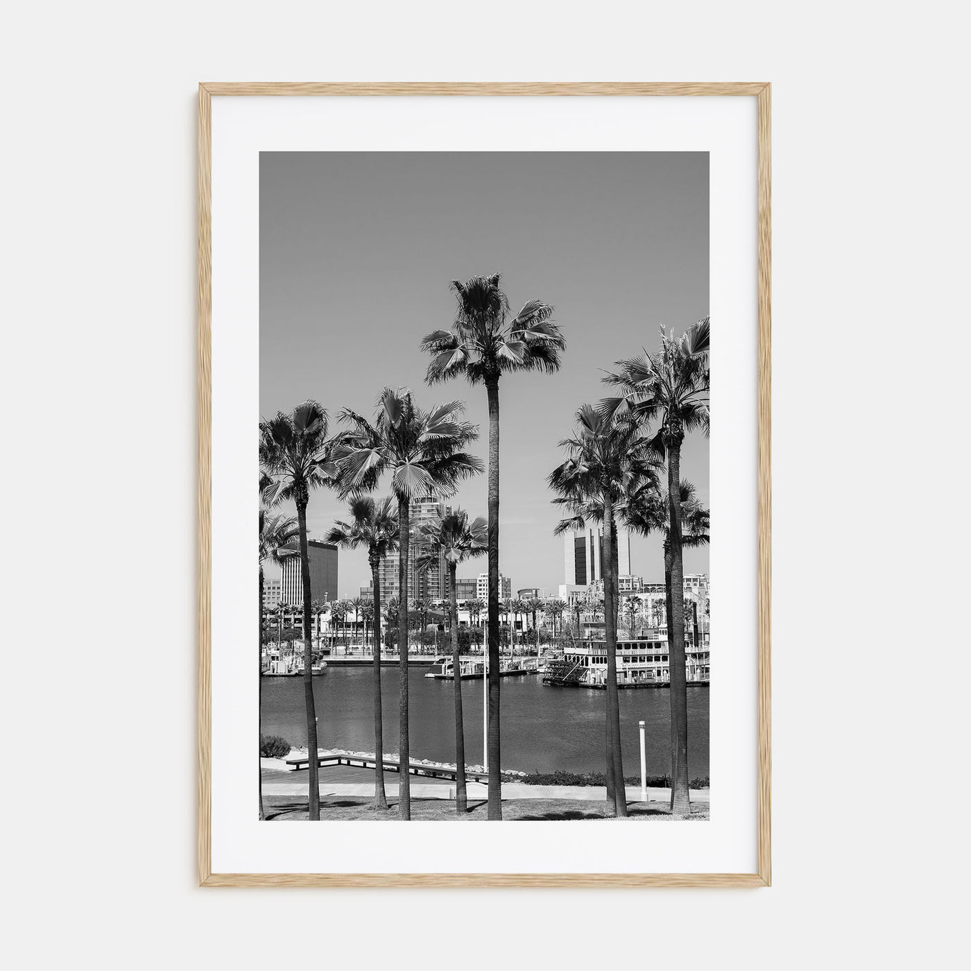 Long Beach Photo B&W No 1 Poster