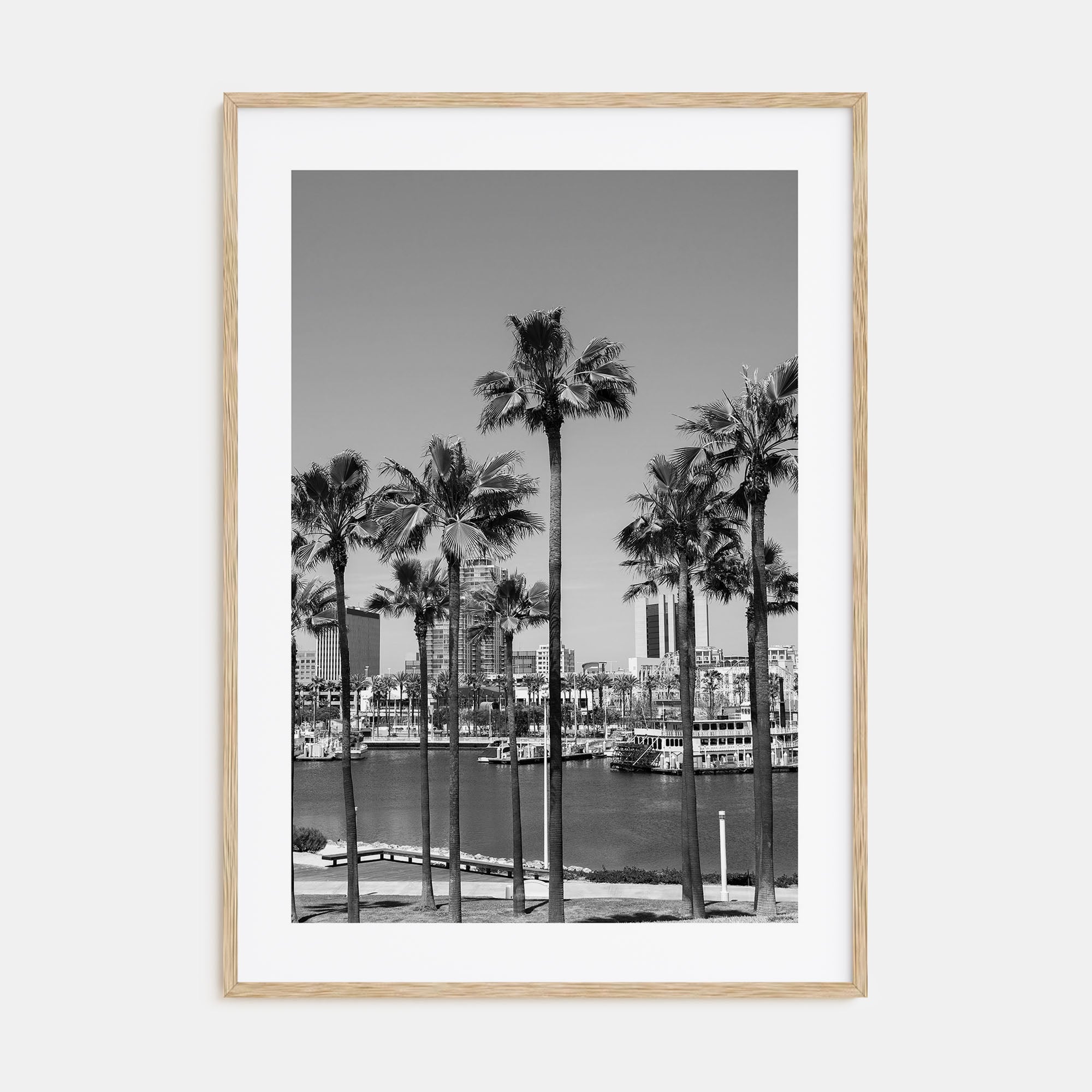 Long Beach Photo B&W No 1 Poster