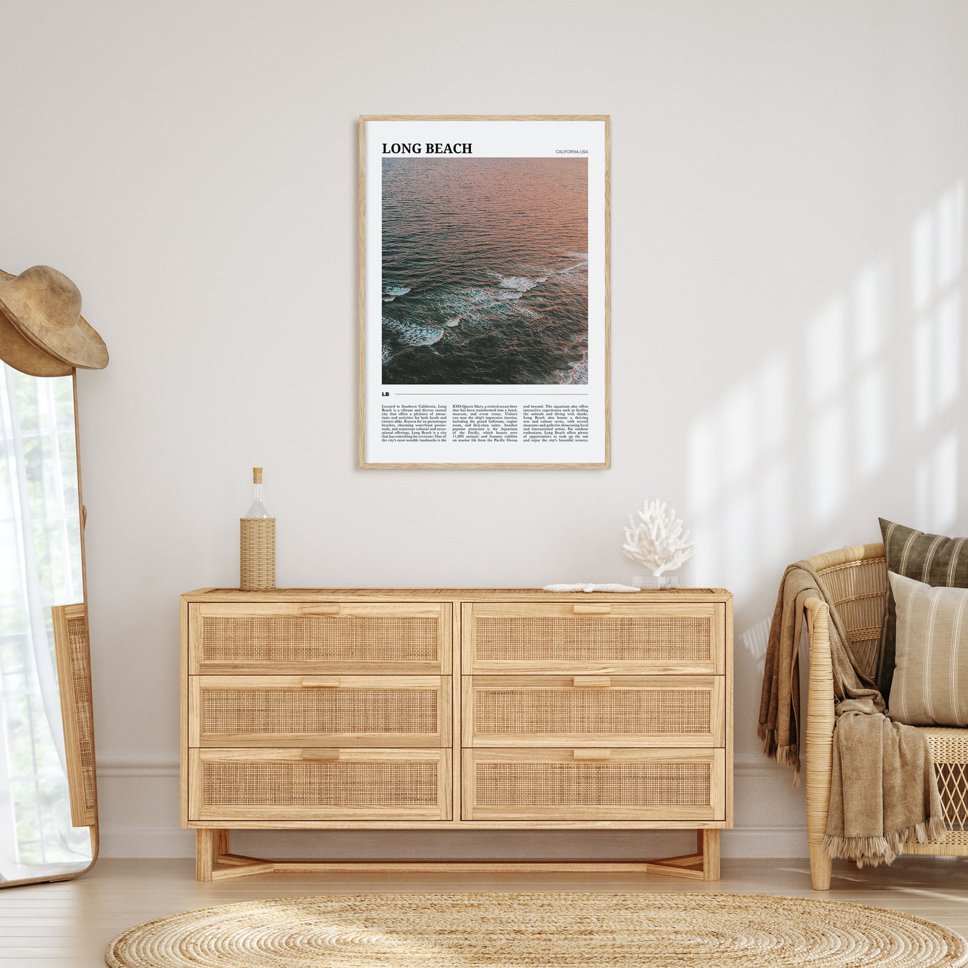 Long Beach Travel Color No 2 Poster