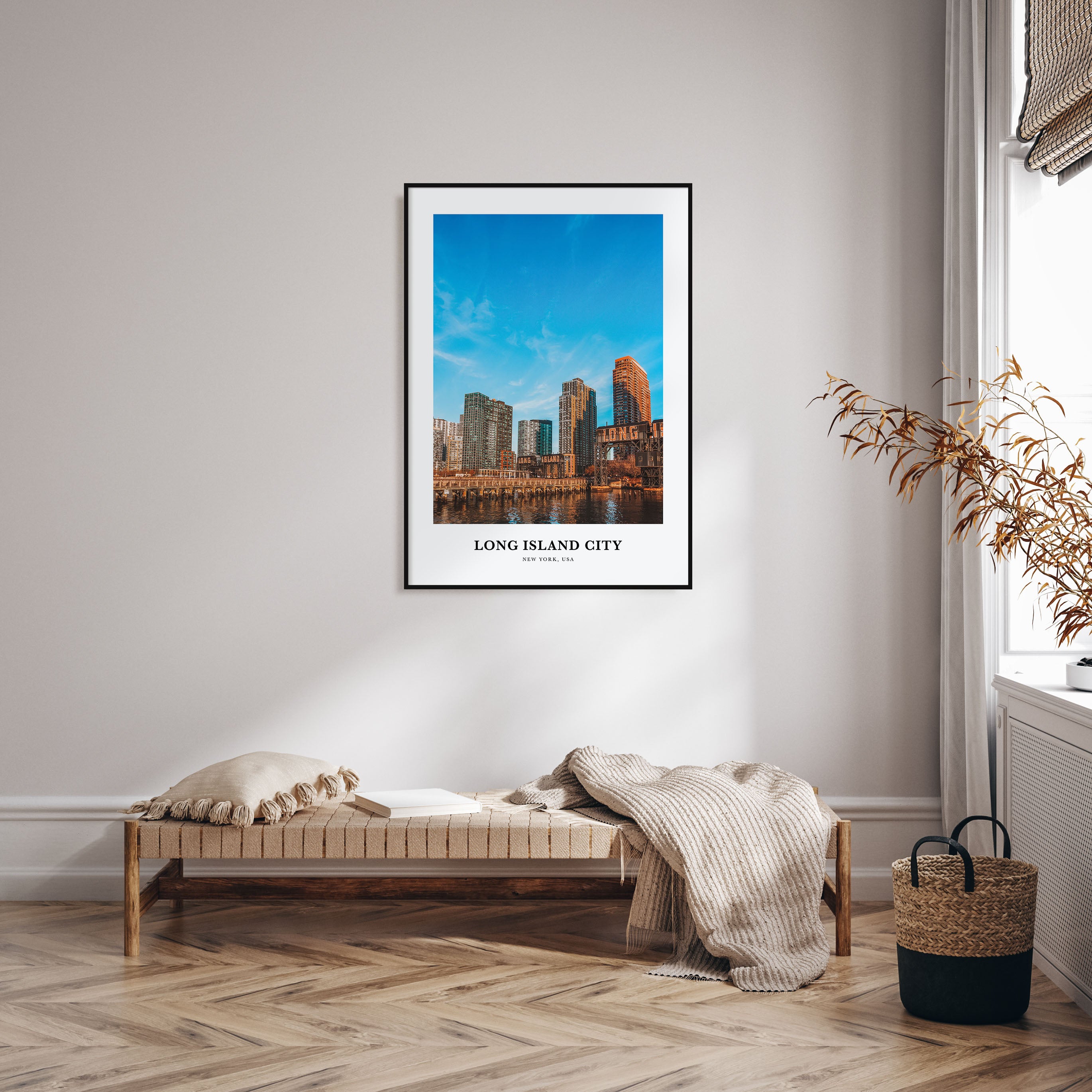 Long Island City Portrait Color Poster