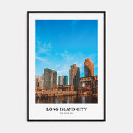 Long Island City Portrait Color Poster