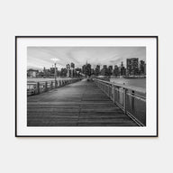 Long Island Landscape B&W Poster