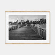 Long Island Landscape B&W Poster