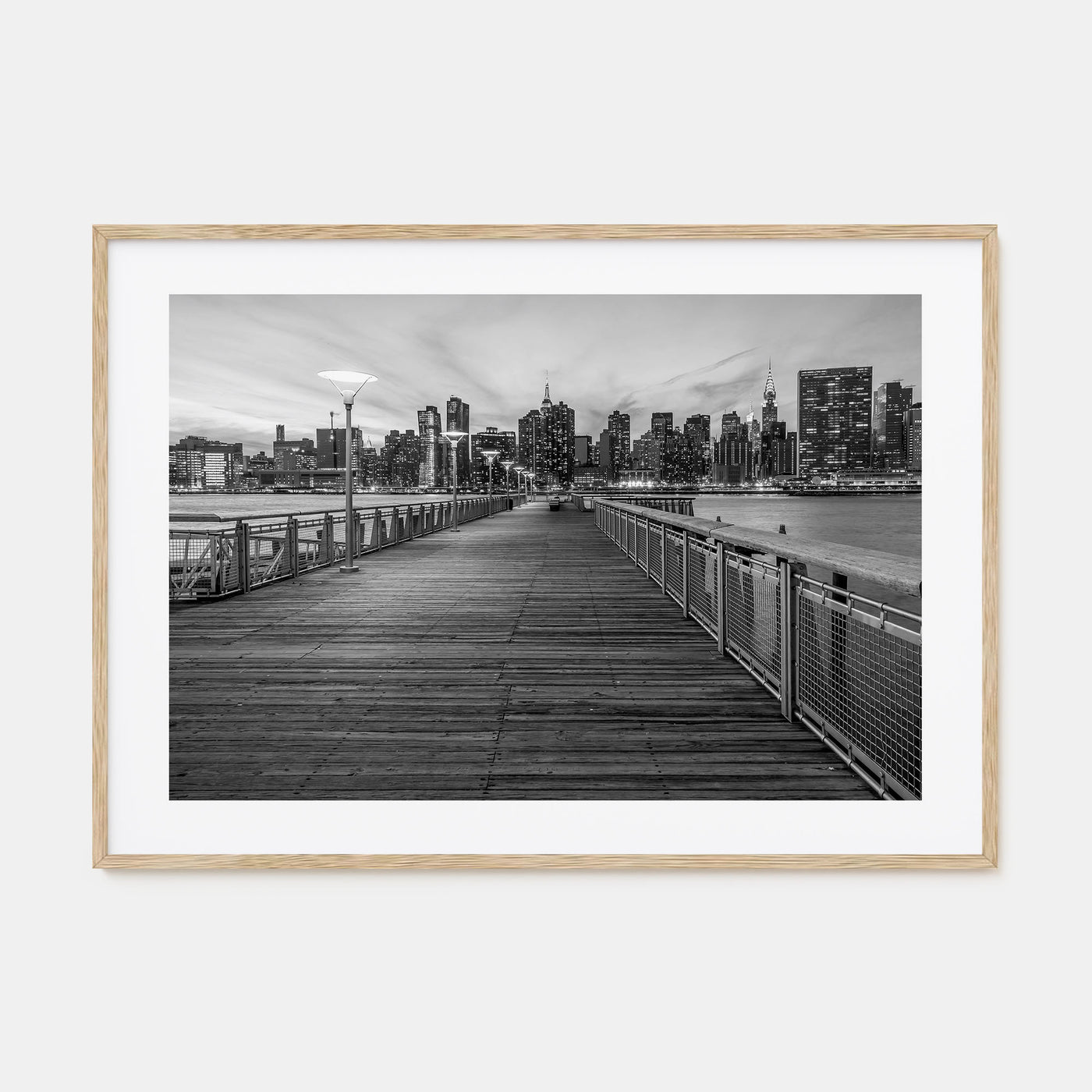 Long Island Landscape B&W Poster