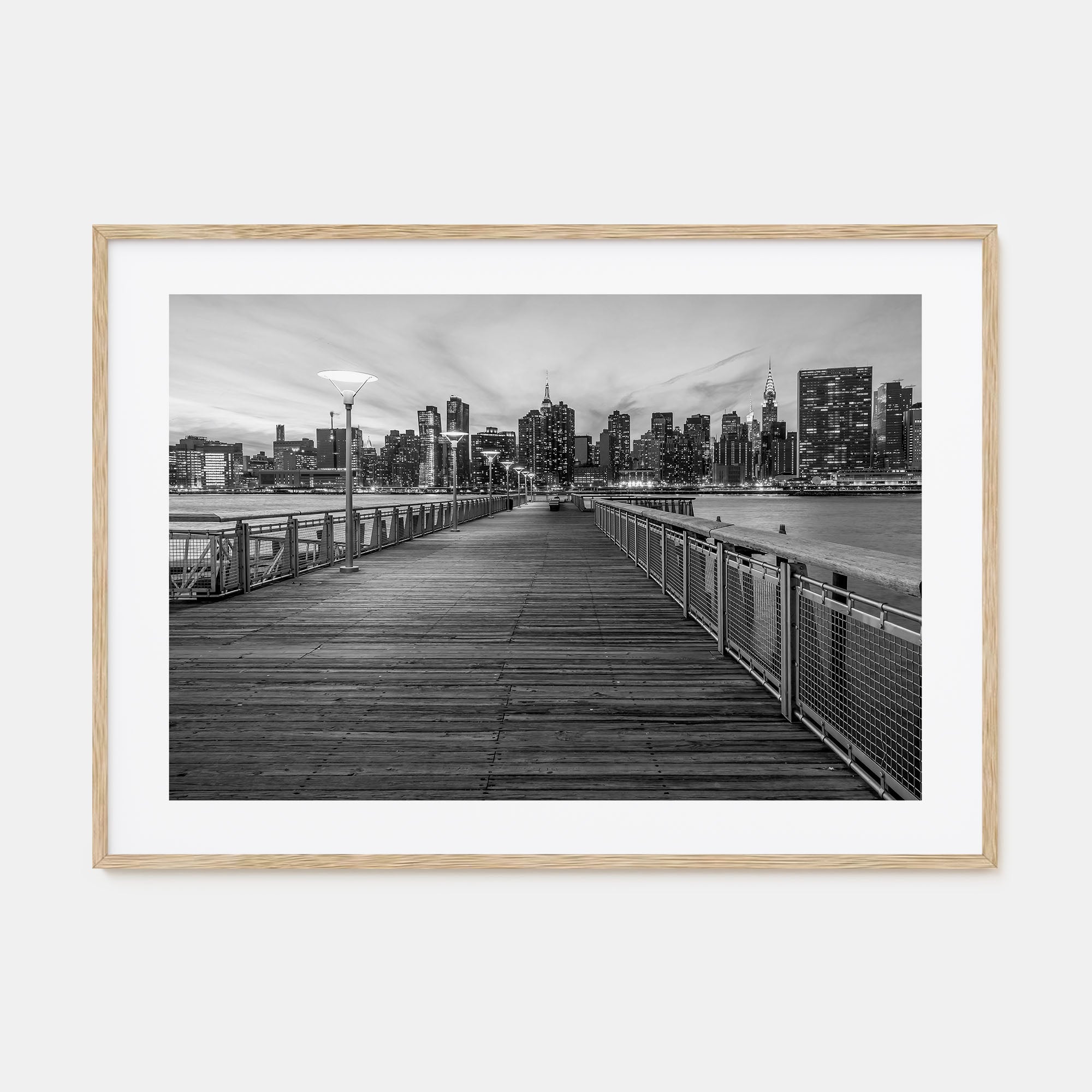 Long Island Landscape B&W Poster