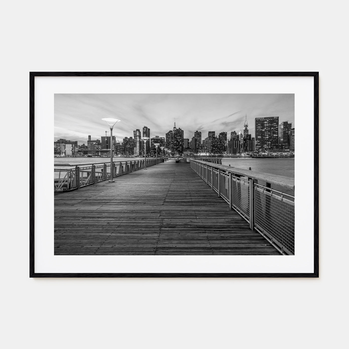 Long Island Landscape B&W Poster