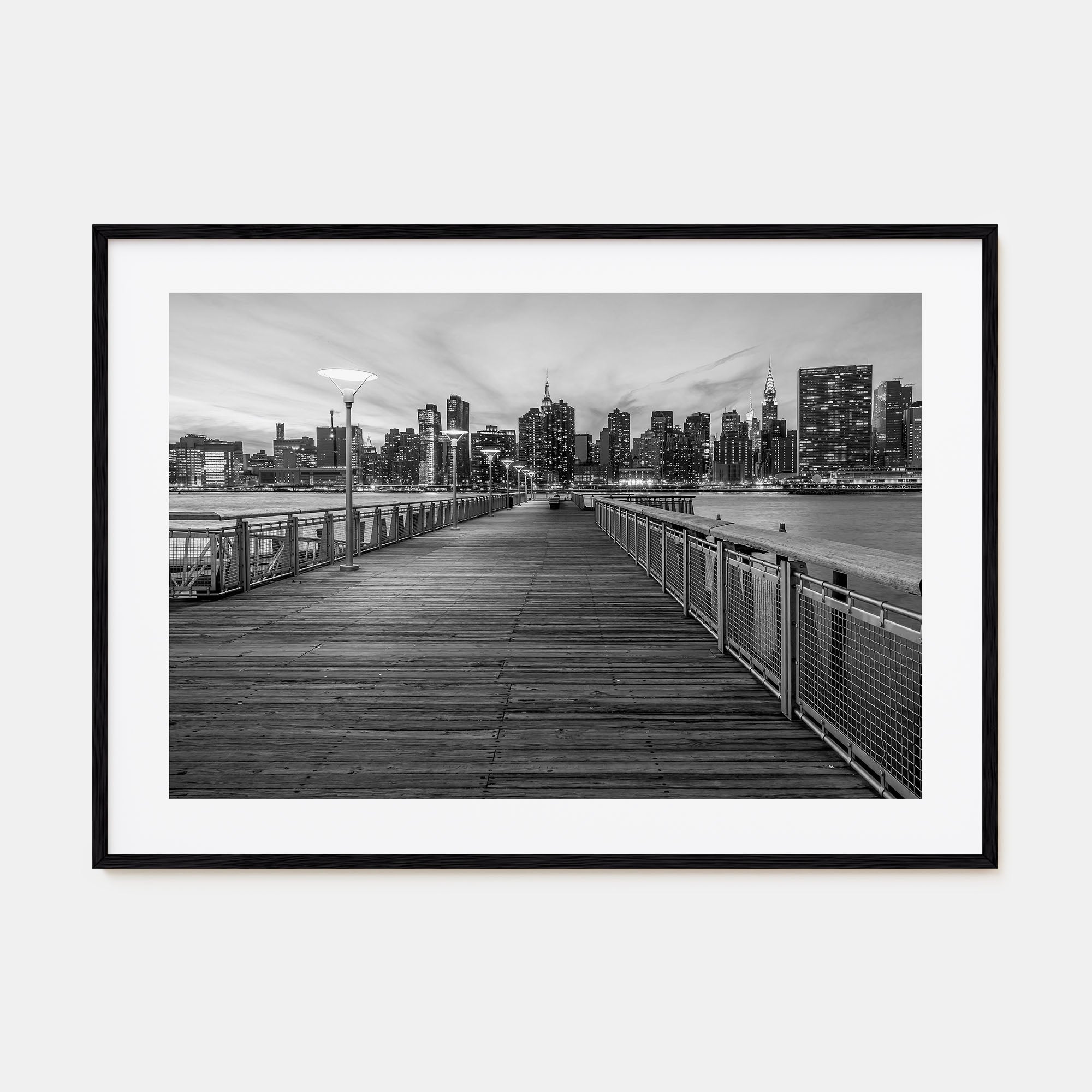 Long Island Landscape B&W Poster