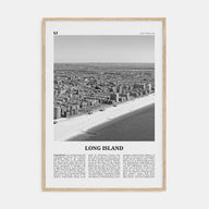 Long Island Travel B&W No 1 Poster