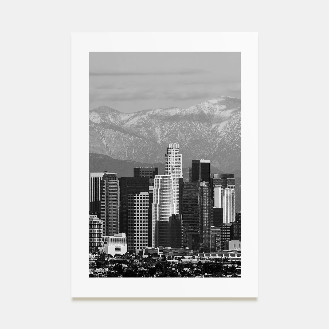 Los Angeles Photo B&W No 4 Poster