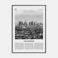 Los Angeles Travel B&W No 4 Poster