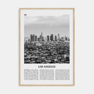 Los Angeles Travel B&W No 4 Poster