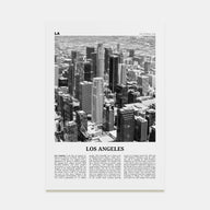 Los Angeles Travel B&W No 5 Poster