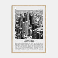 Los Angeles Travel B&W No 5 Poster