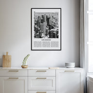 Los Angeles Travel B&W No 5 Poster