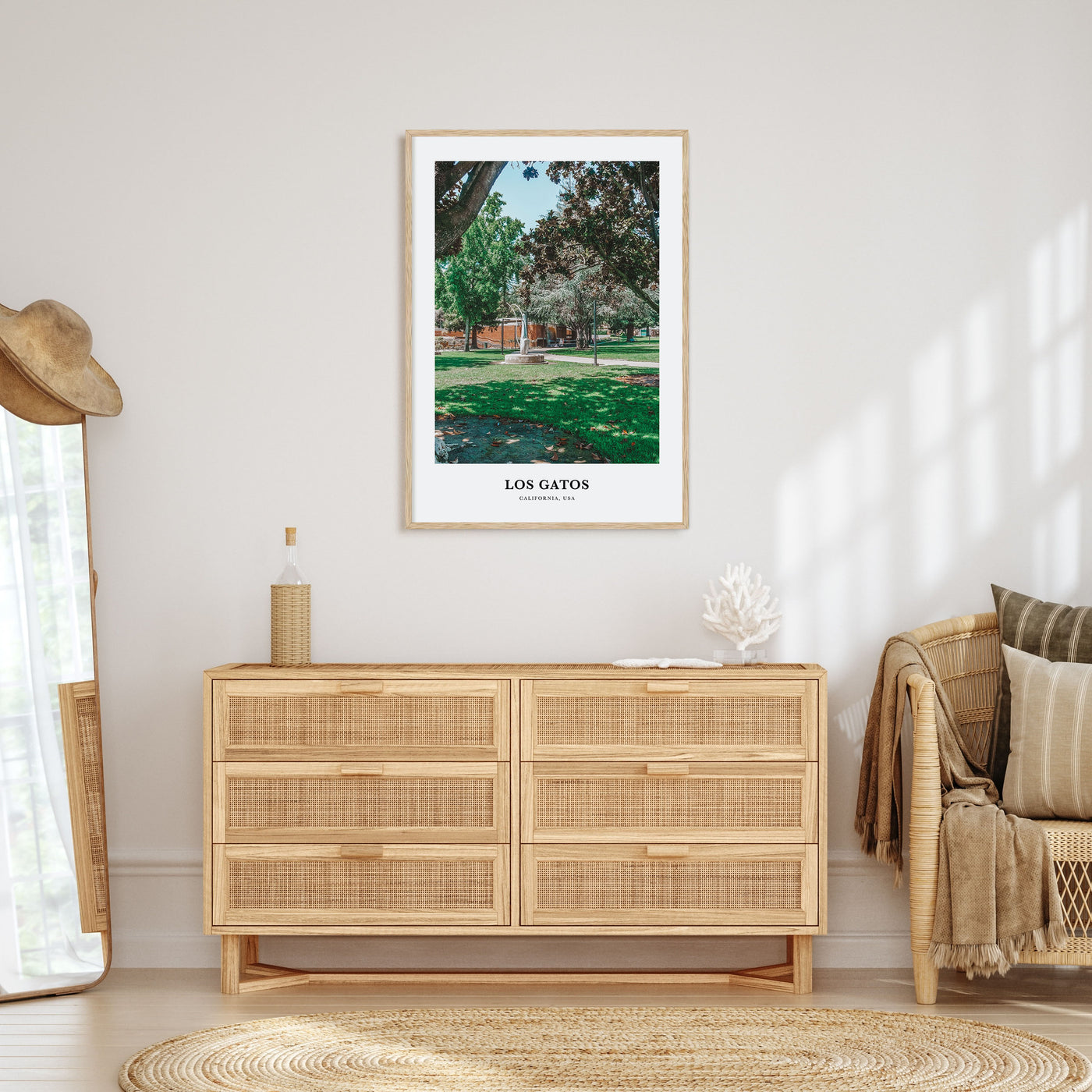 Los Gatos Portrait Color Poster