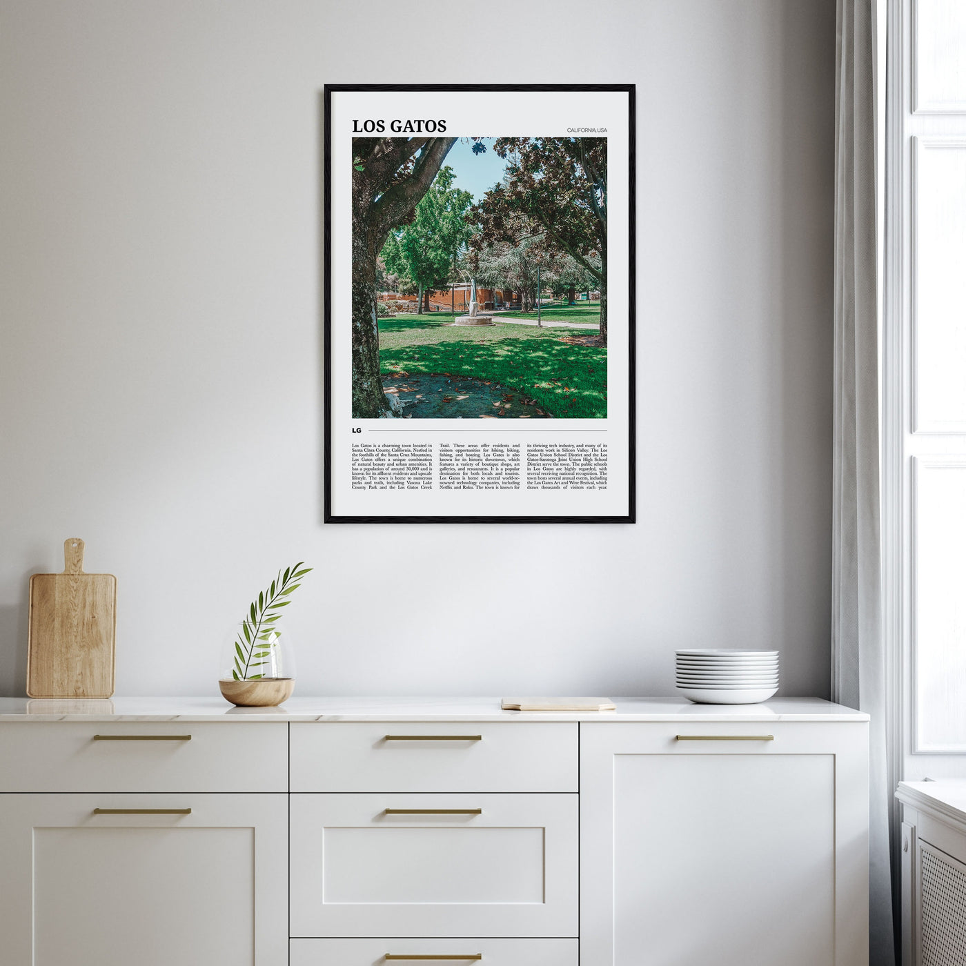 Los Gatos Travel Color Poster