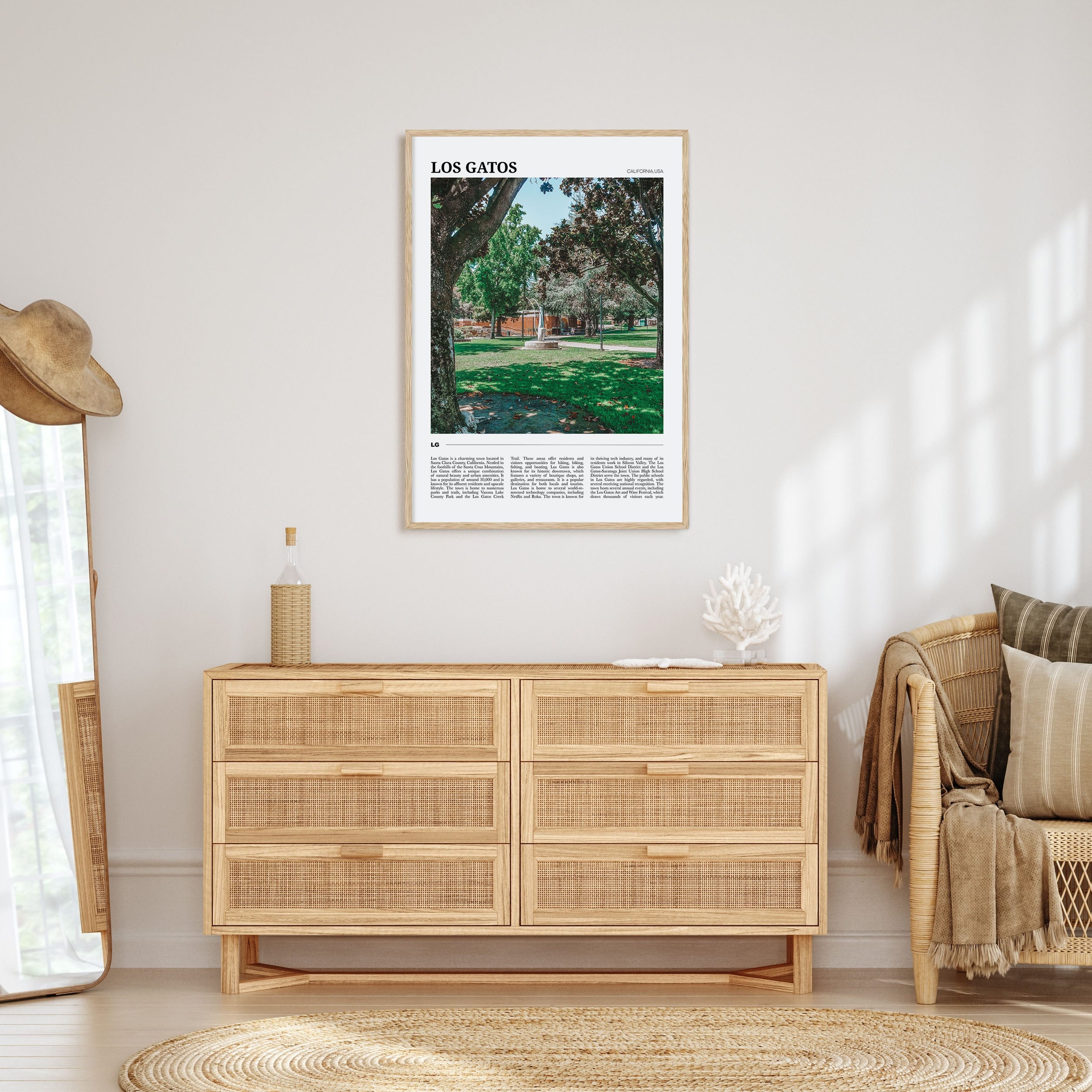 Los Gatos Travel Color Poster